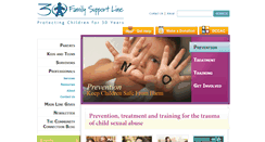 Desktop Screenshot of familysupportline.org
